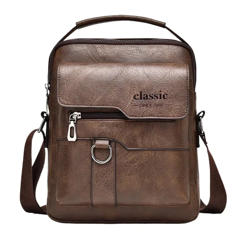 Bolso Crossbody Hombre Gran Capacidad - Tote Casual PU