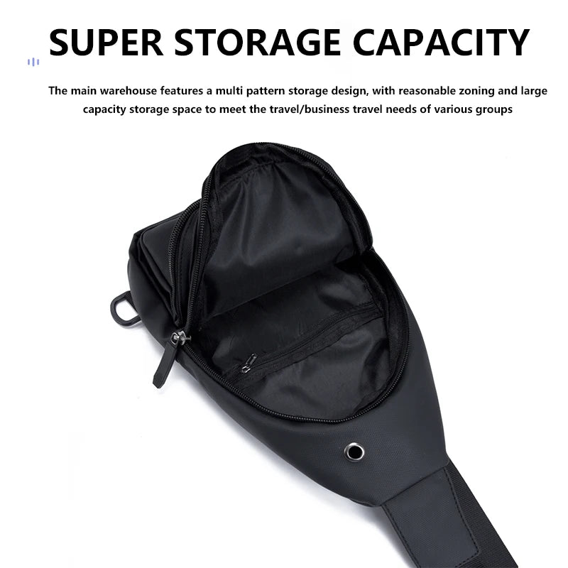 Bolso Pecho Hombre Unixinu - Crossbody Ajustable Oxford