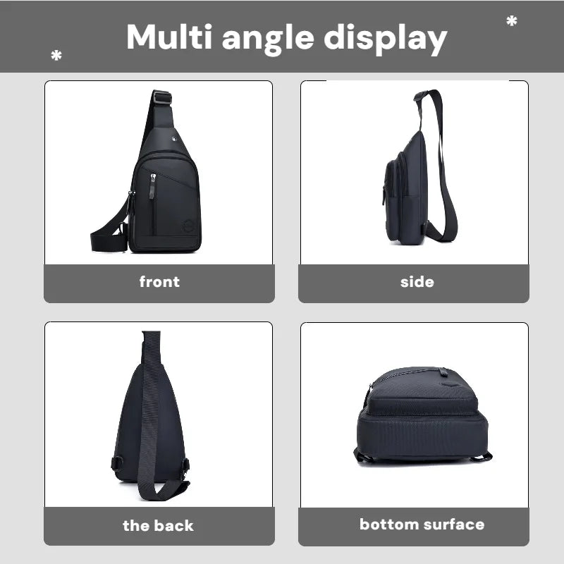 Bolso Pecho Hombre Unixinu - Crossbody Ajustable Oxford