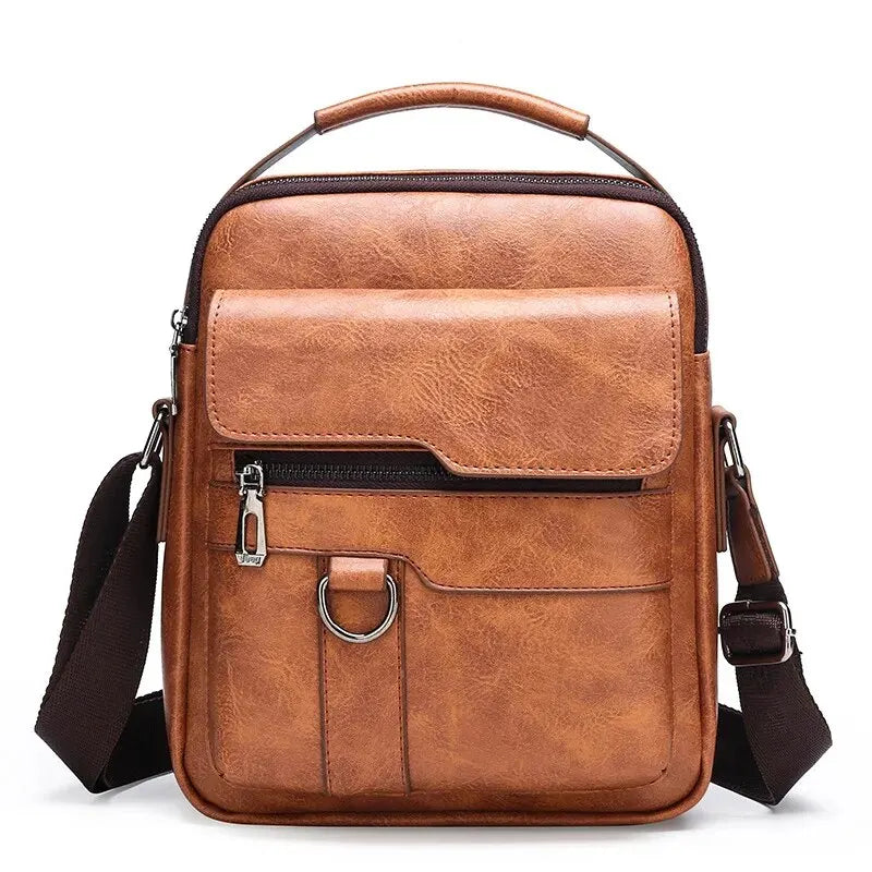 Bolso Crossbody Hombre Vintage - Business Flap Ultraligero