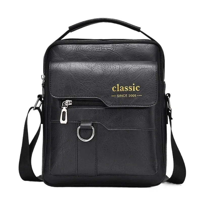 Bolso Crossbody Hombre Gran Capacidad - Tote Casual PU