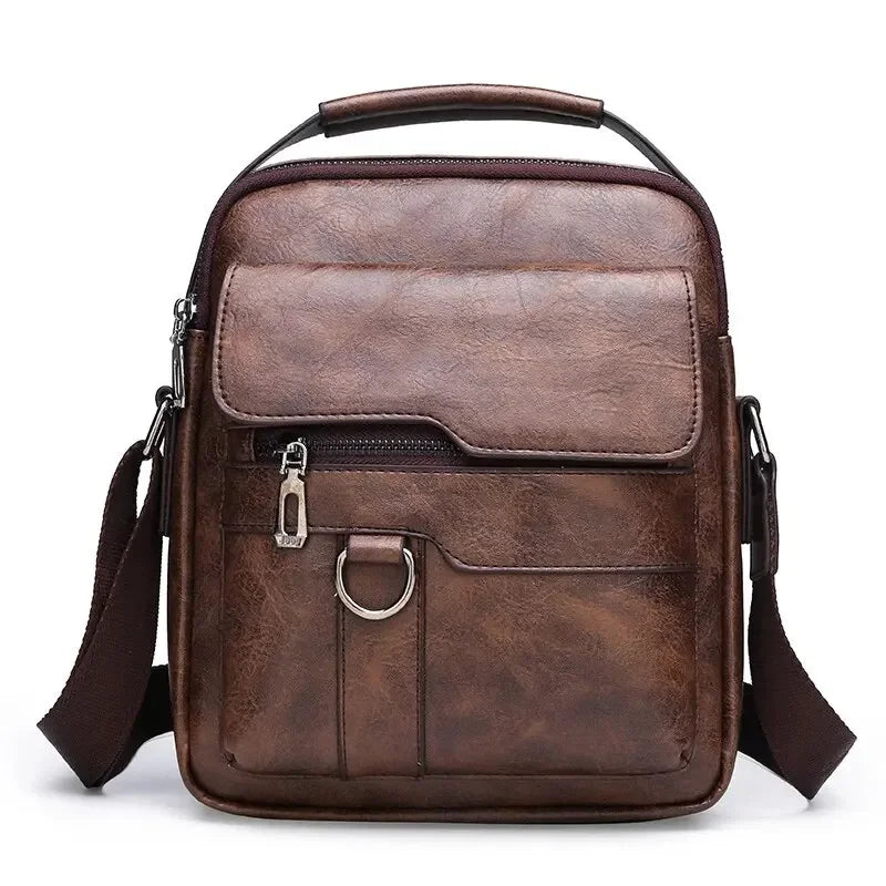 Bolso Vintage Hombre Business - Crossbody Flap PU