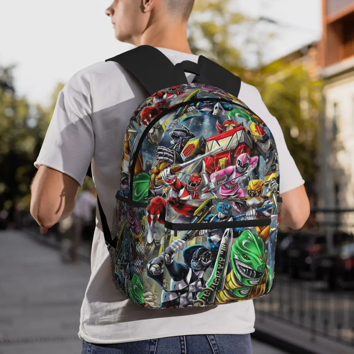 Mochila Power Rangers Niños - Escolar 20-35L Unisex