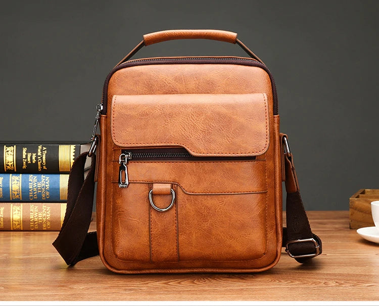 Bolso Vintage Hombre Business - Crossbody Flap PU